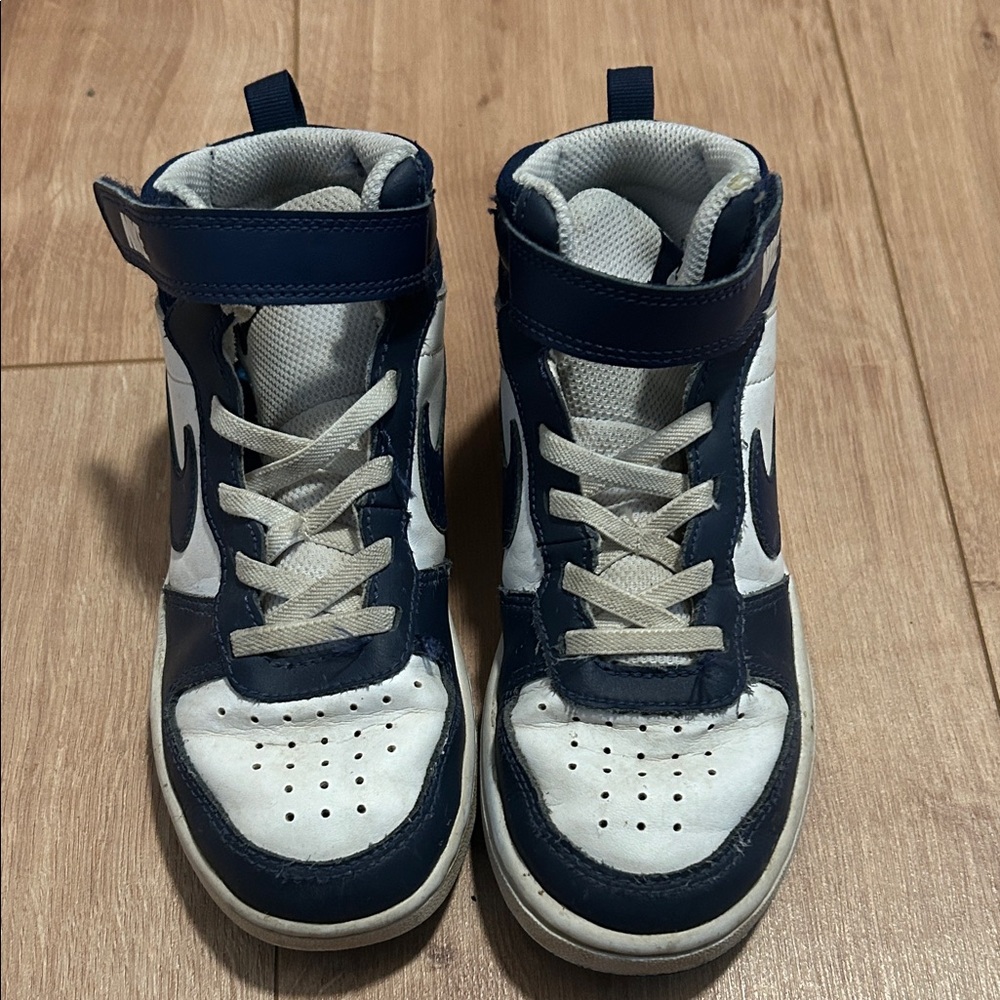 Nike Kids Navy and White Sneakers